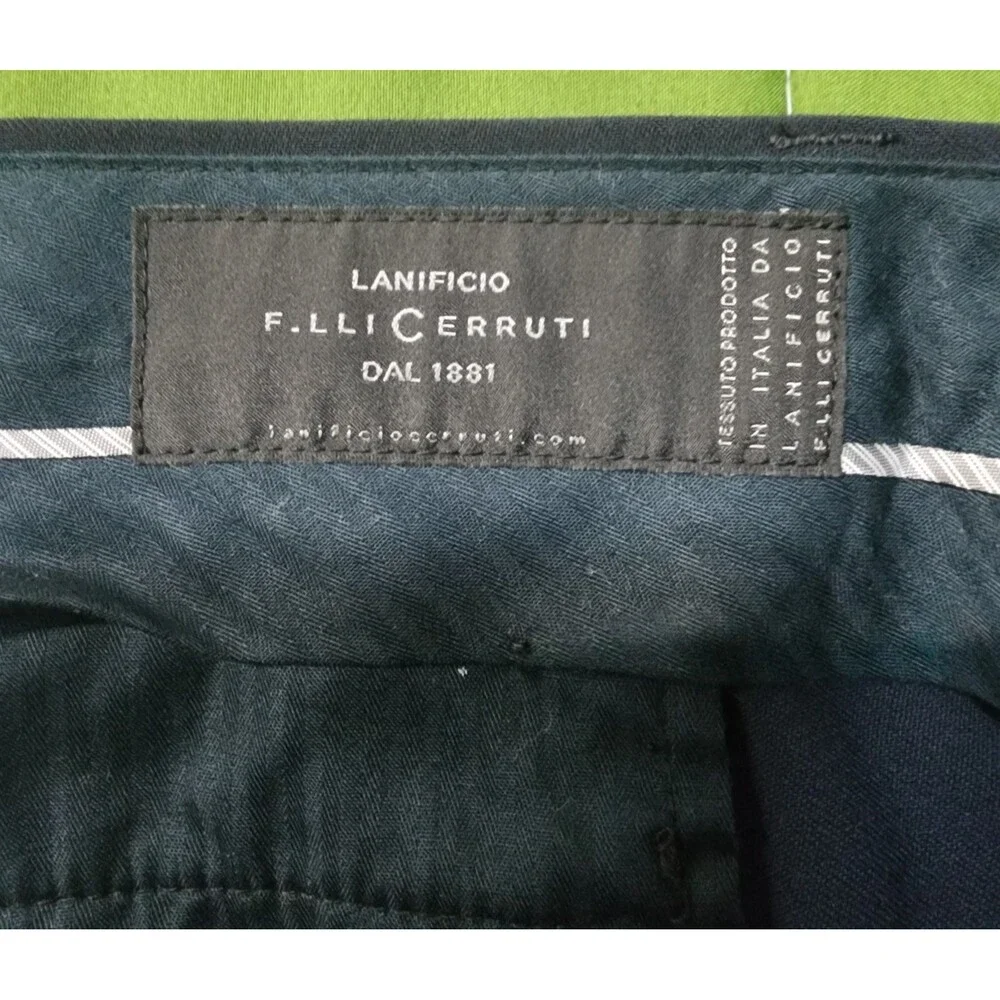 Banana Republic Modern Slim Fit Flat Front Men's Dress Pants Blue Size 38X32